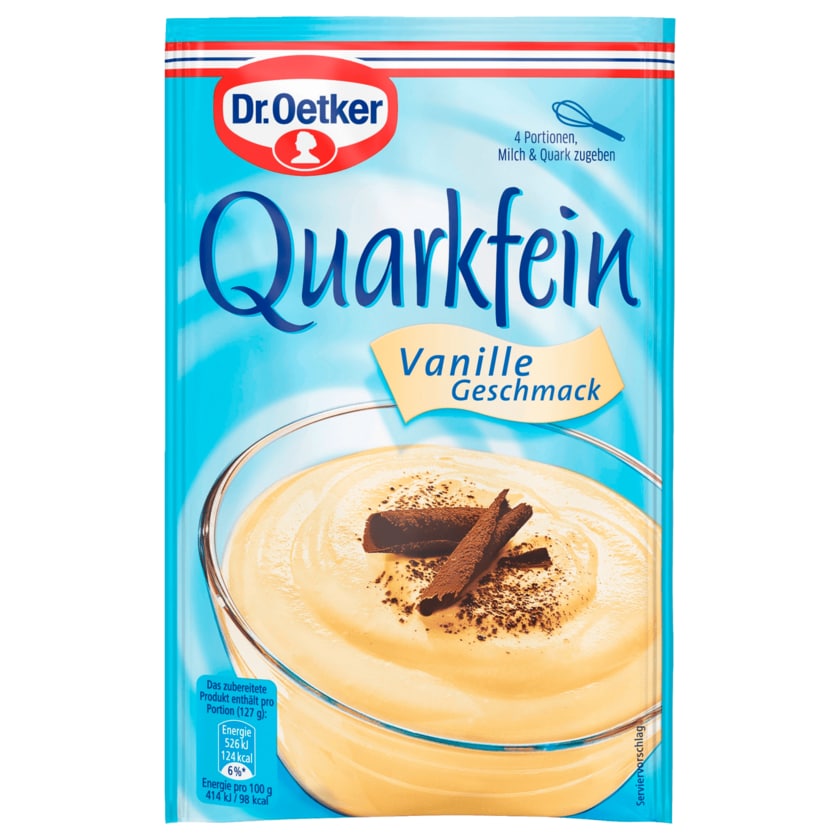 Dr. Oetker Quarkfein Vanille-Geschmack 57g